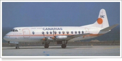 Lineas Aéreas Canarias Vickers Viscount 806 EC-DXU