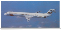 SAS McDonnell Douglas MD-81 (DC-9-81) N19B
