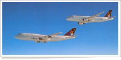 Ansett Australia Airlines Boeing B.747-300 reg unk