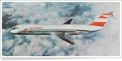 Austrian Airlines McDonnell Douglas DC-9-32 reg unk