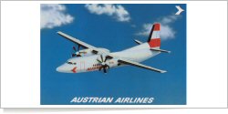 Austrian Airlines Fokker F-50 (F-27-050) reg unk
