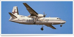Oman Air Fokker F-27-500 A4O-FG