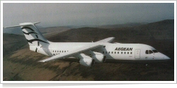 Aegean Airlines BAe -British Aerospace Avro RJ100 reg unk