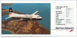 British Airways Hawker Siddeley HS 748-287 Srs 2A G-BCOF