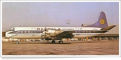 Mandala Airlines Lockheed L-188C Electra PK-RLD
