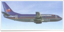 British Midland Airways Boeing B.737-36N G-ECAS
