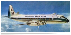 British Midland Airways Vickers Viscount reg unk