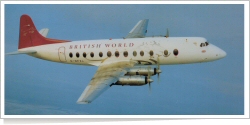British World Airlines Vickers Viscount 839 G-BFZL