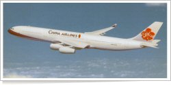 China Airlines Airbus A-340-313X reg unk