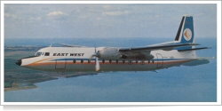 East-West Airlines Fokker F-27 reg unk