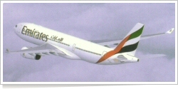 Emirates Airbus A-330-243 reg unk