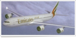 Emirates Airbus A-340-541 reg unk