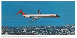 Swissair McDonnell Douglas MD-81 (DC-9-81) reg unk