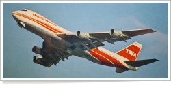 Trans World Airlines Boeing B.747-100 reg unk