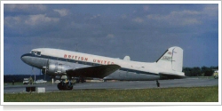 British United Airways Douglas DC-3 (C-47B-DK) G-AMZF