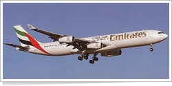 Emirates Airbus A-340-313X A6-ERO
