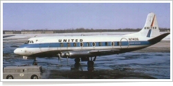 United Air Lines Vickers Viscount 745D N7406