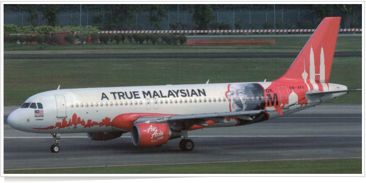 AirAsia Airbus A-320-216 9M-AFO