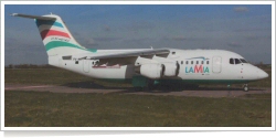 LAMIA BAe -British Aerospace Avro RJ85 P4-ARI