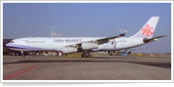 China Airlines Airbus A-340-313X B-18806