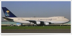 Saudi Arabian Airlines Boeing B.747-412F [SCD] N491EV