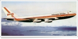 Garuda Indonesian Airways Boeing B.747-200 reg unk