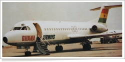 Ghana Airways Fokker F-28-4000 9G-ADA