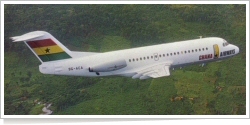 Ghana Airways Fokker F-28-2000 9G-ACA