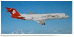 Helvetic Airways Fokker F-100 (F-28-0100) reg unk