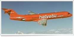 Helvetic Airways Fokker F-100 (F-28-0100) reg unk