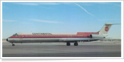 Continental Airlines McDonnell Douglas MD-80 (DC-9-80) reg unk