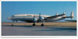Trans International Airlines Lockheed L-1049 Constellation reg unk