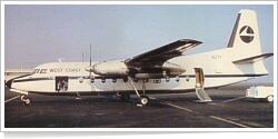 West Coast Airlines Fairchild-Hiller F.27 N2711