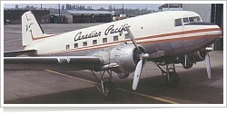 Canadian Pacific Airlines Douglas DC-3 reg unk