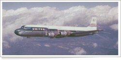 United Air Lines Douglas DC-7 N6302C