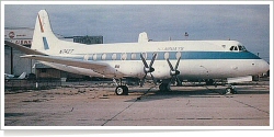 New Jersey Airways Vickers Viscount 745D N7427