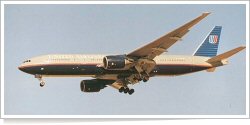 United Airlines Boeing B.777-222 reg unk