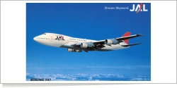 JAL Boeing B.747-200 reg unk