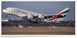 Emirates Airbus A-380-861 A6-EDL