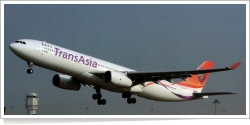 TransAsia Airways Airbus A-330-343E B-22102