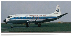Mandala Airlines Vickers Viscount 838 PK-RVN