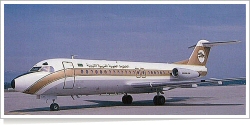 Libyan Arab Airlines Fokker F-28-4000 5A-DLW