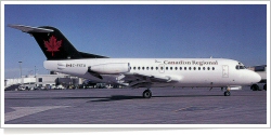 Canadian Regional Airlines Fokker F-28-1000 C-FXTA