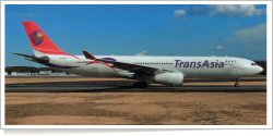 TransAsia Airways Airbus A-330-343E B-22103