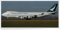 Cathay Pacific Airways Boeing B.747-467 [ER/F] B-LIA