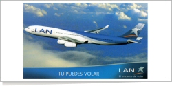 LAN Airlines Airbus A-340-313X reg unk