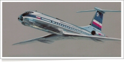 LOT Polish Airlines Tupolev Tu-134 reg unk