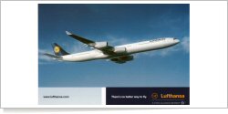 Lufthansa Airbus A-340-642 reg unk