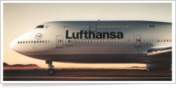 Lufthansa Boeing B.747-830 reg unk