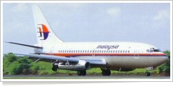 Malaysia Airlines Boeing B.737-200 reg unk
